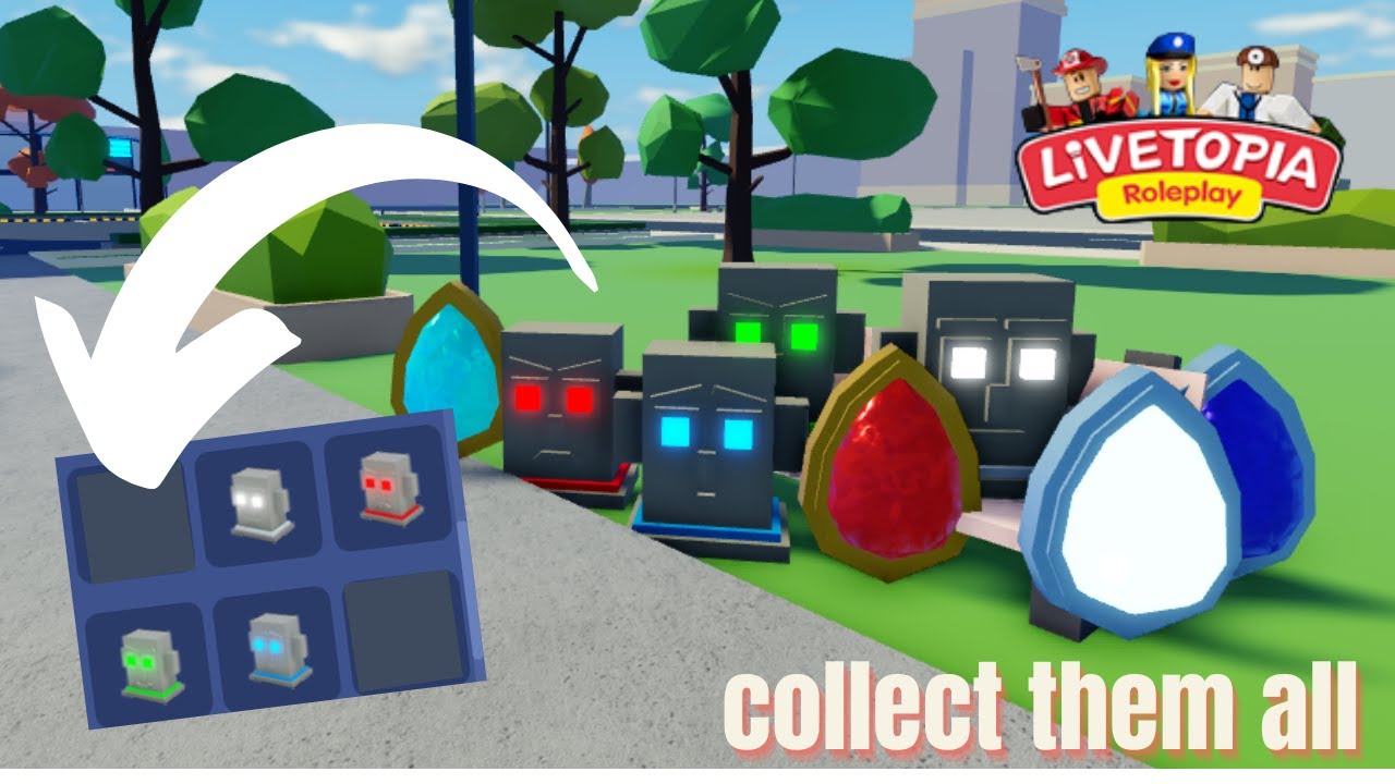 ALL 9 EGGS LOCATION 📦📍NEW MAP //Livetopia Roleplay (Roblox) 